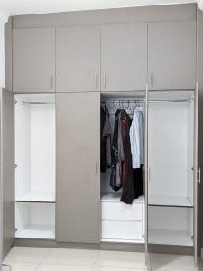 design almari baju moden