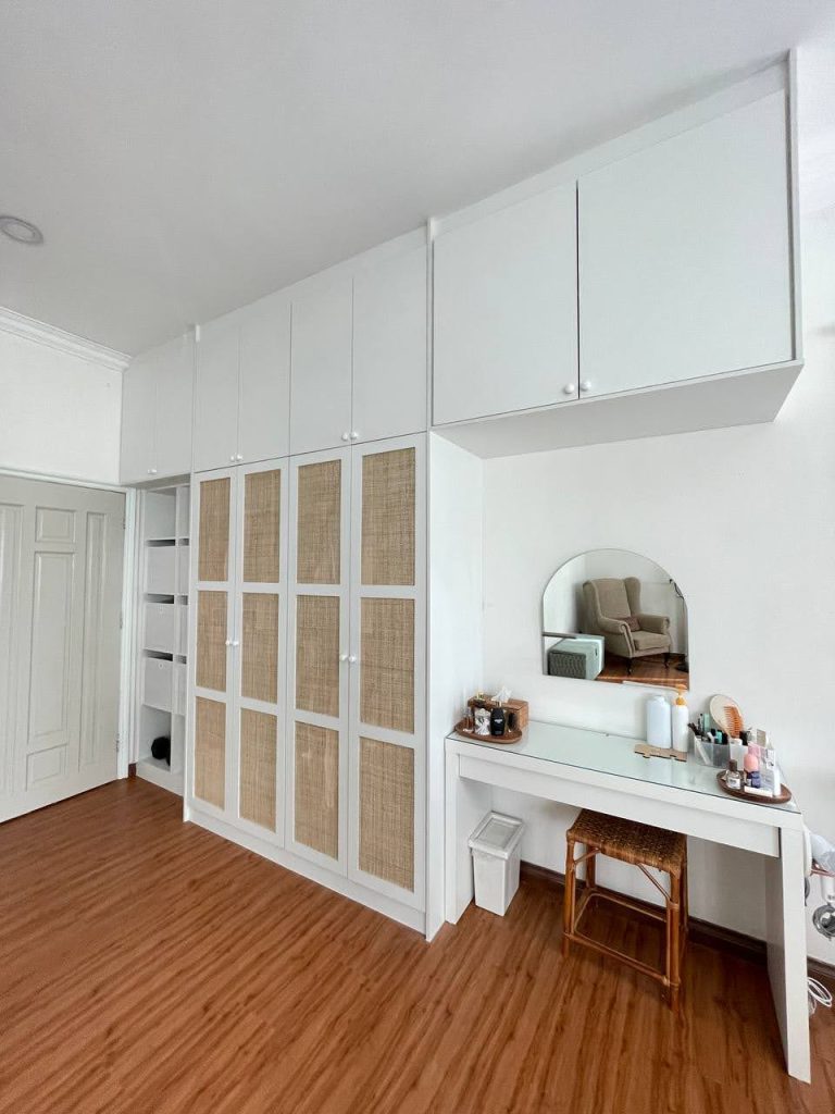 wardrobe rattan door