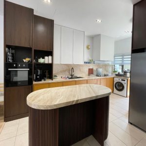 material kabinet dapur Laminate