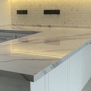 kabinet dapur quartz tabletop