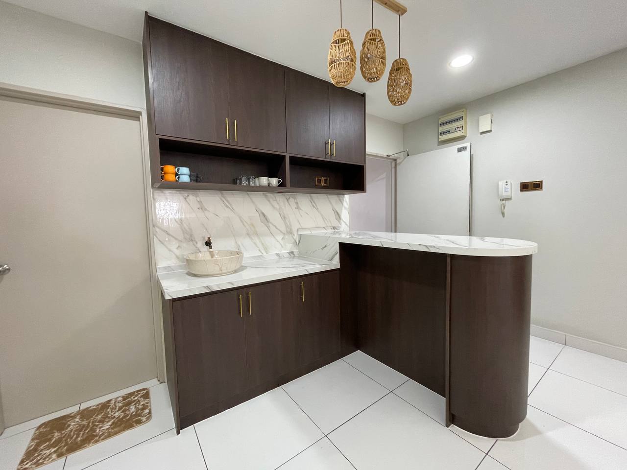 modern kitchen cabinet