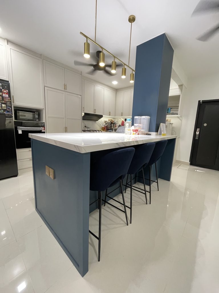 kabinet dapur island mdf