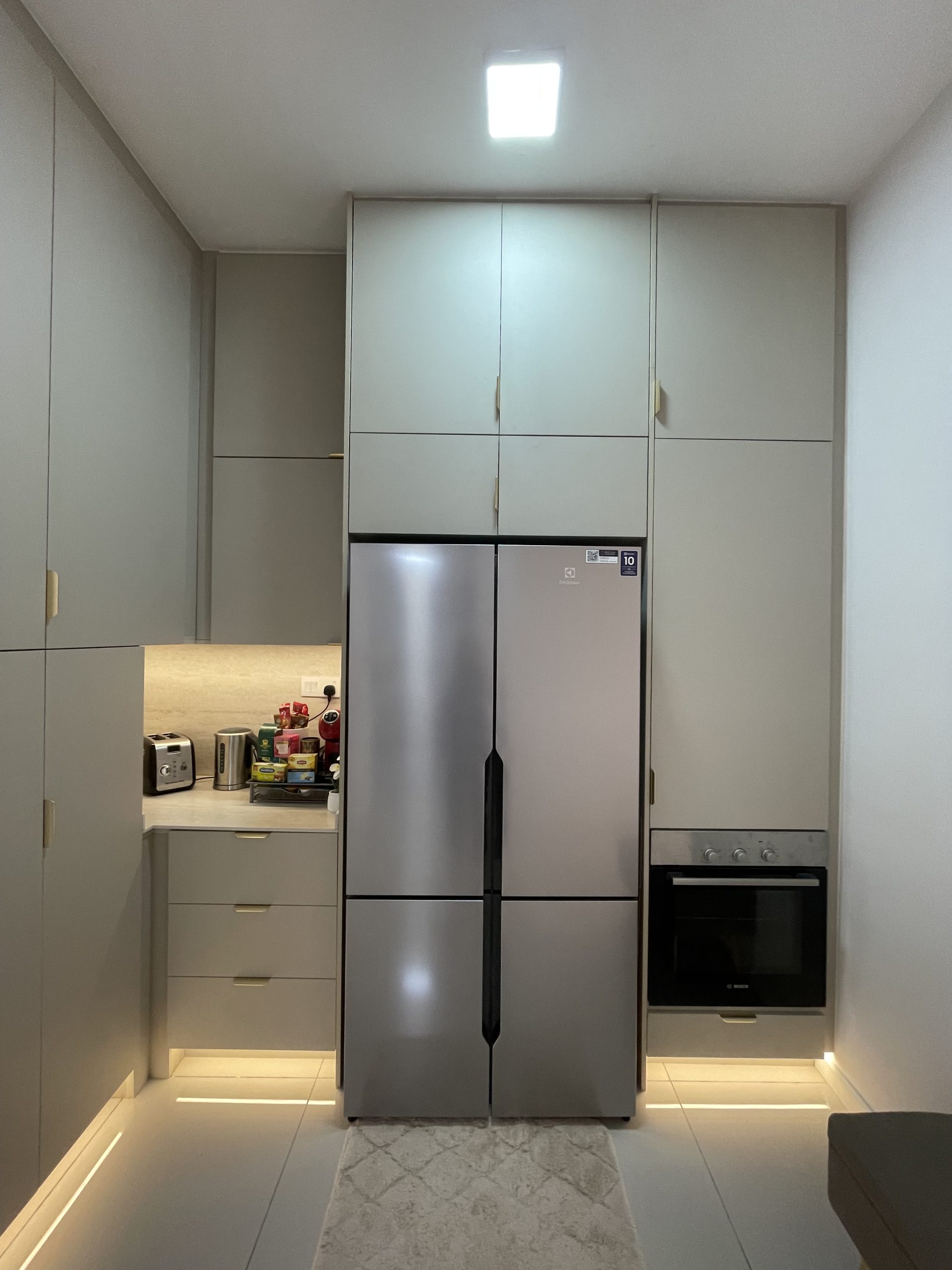 tall storage cabinet fridge
