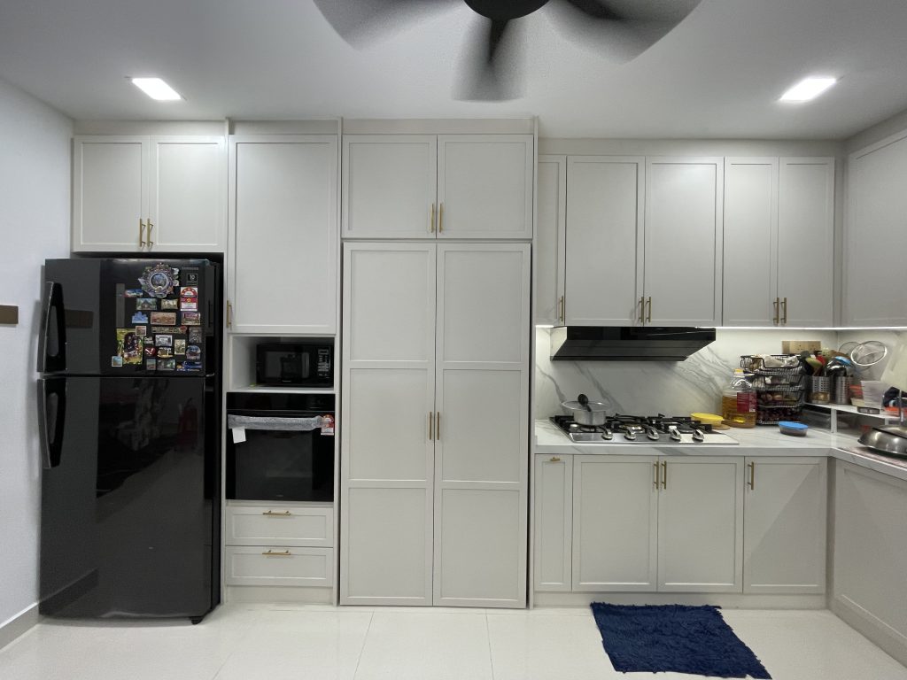 kabinet dapur hidden door mdf