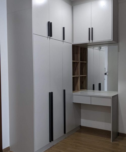 almari baju melamine